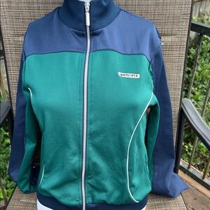 Zara Teal and Navy Bomber Jacket. Size S. NWOT.